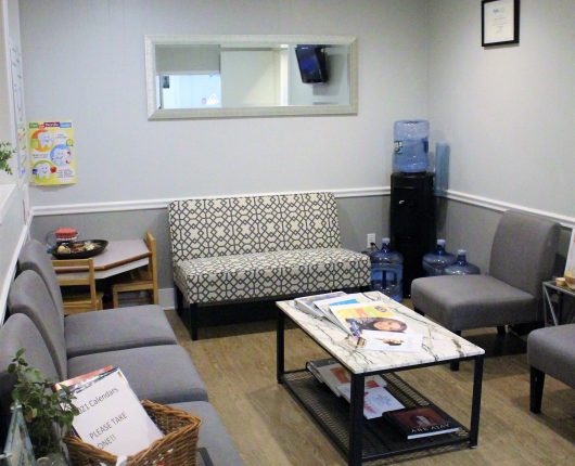 Waiting area of Dental Clinic